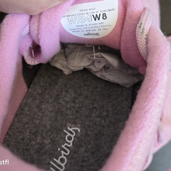NWOB Allbirds wool runner mizzles in buoyant pink 8 - Picture 5 of 7